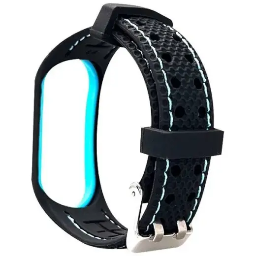 Beline Sport nutikella rihm Xiaomi Mi Band 3/4 jaoks | silikoonist | must/sinine