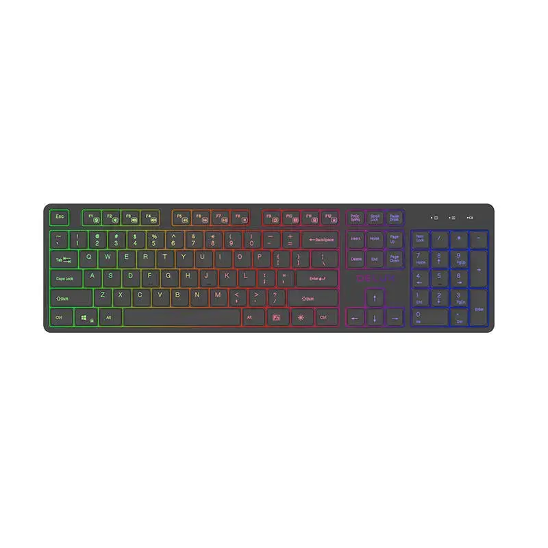 Delux Wireless 2.4G Silent Keyboard Slim SK800GL