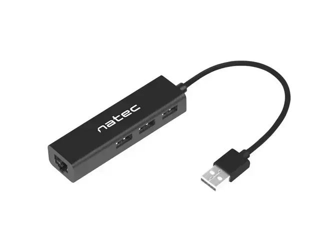 USB Hub 3-ports + RJ45 Dragonfly