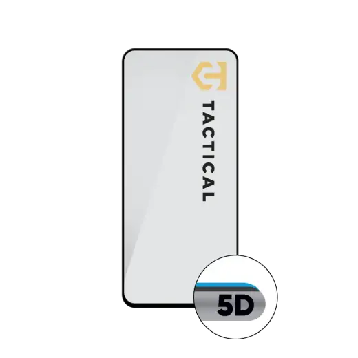 Tactical Glass Shield 5D for Honor X7d Black