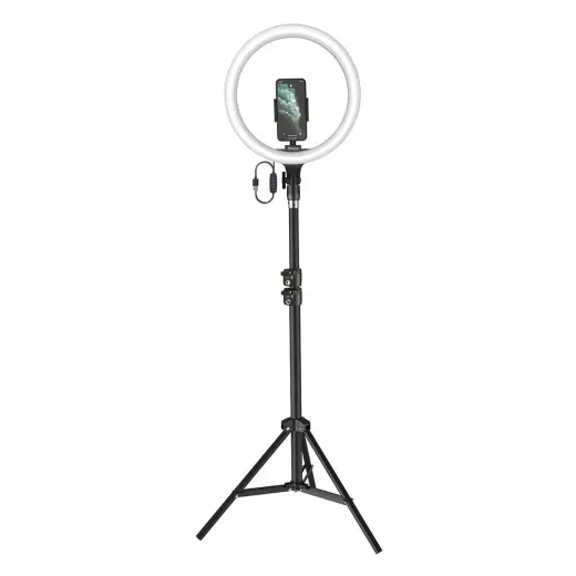 Baseus Universal Tripod For Blogs And Streaming (2pcs set Lamp + Tripod)