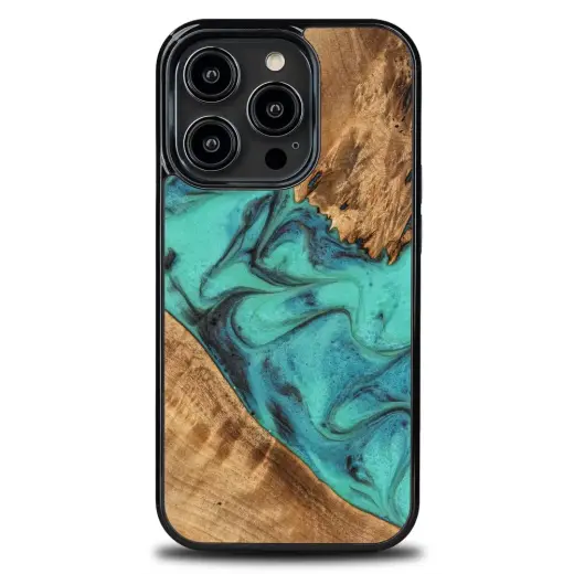 Bewood Unique case for iPhone 15 Pro 6,1" Turquoise