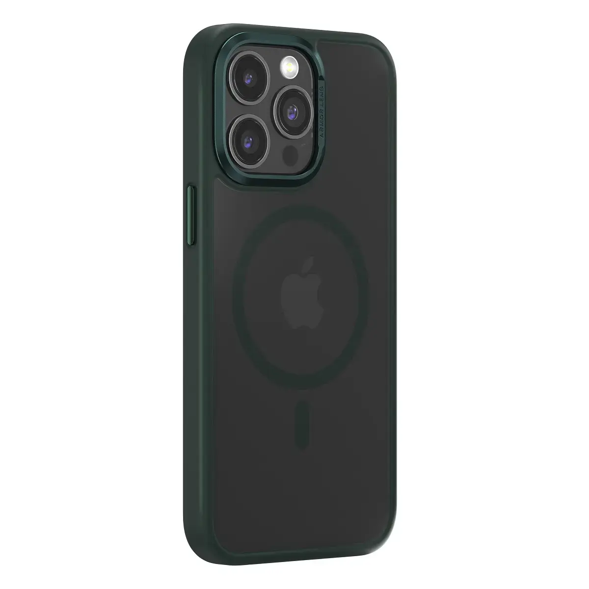 Comma Joy Elegant Mag maciņš ar MagSafe atbalstu telefonam iPhone 15 Plus tumši zils zaļš