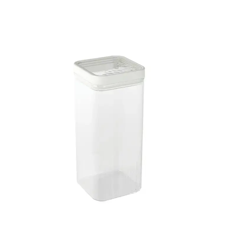 Kuivtoidu hoiukarp 1,8L Kara läbipaistev/valge