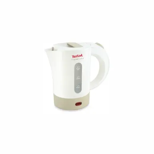 TEFAL Travel City ceļojumu tējkanna, 0.5 L, balta/bēša