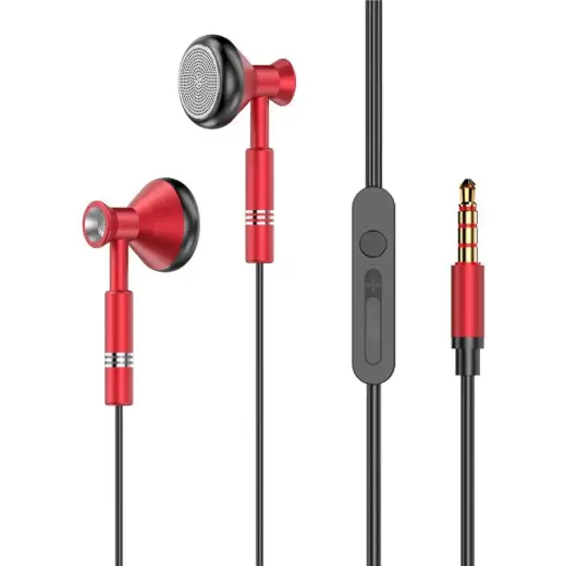 Dudao 3.5mm Wired Earphones Mini Jack Red (X8Pro red)