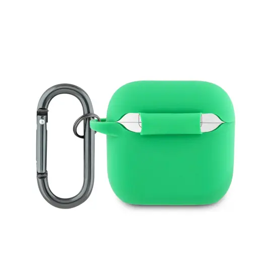 Lacoste Liquid Silicone Croc Logo Case for AirPods 4 Green