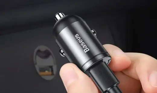 Baseus VCHX-B0G Tiny Star Quick Charge Car Charger USB-C 30W Gray (Damaged Package)