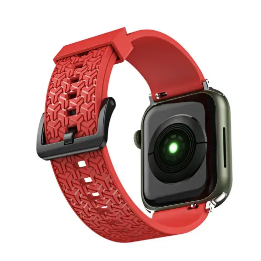 Watch Strap Y nutikella rihm Apple Watch (42/44/45 mm) jaoks | punane