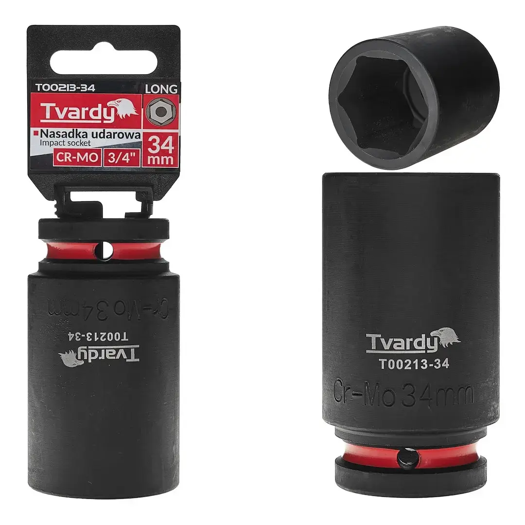 Deep Impact Socket 3/4" 6PT 34mm CR-MO