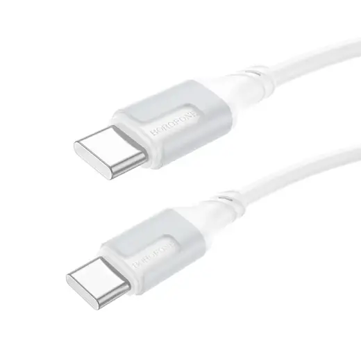 Borofone BX101 Creator провод для передачи данных и зарядки | USB-C на USB-C | 60W | 1m | белый