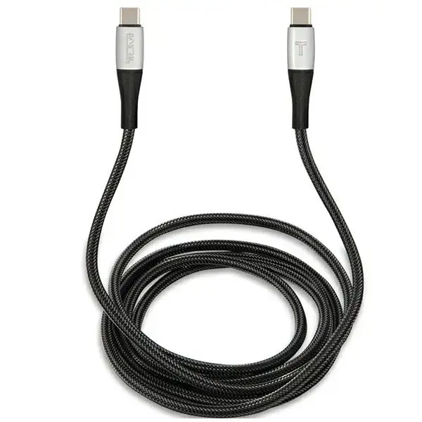 TUMI TUCCSUSBC datu pārraides un uzlādes vads | USB-C uz USB-C | 1.5m | melns