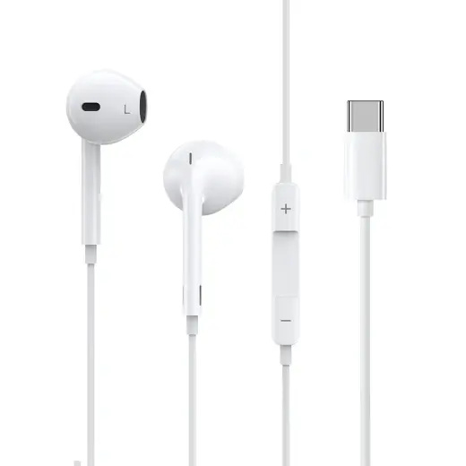 Rock Earphones ES08 Type C white