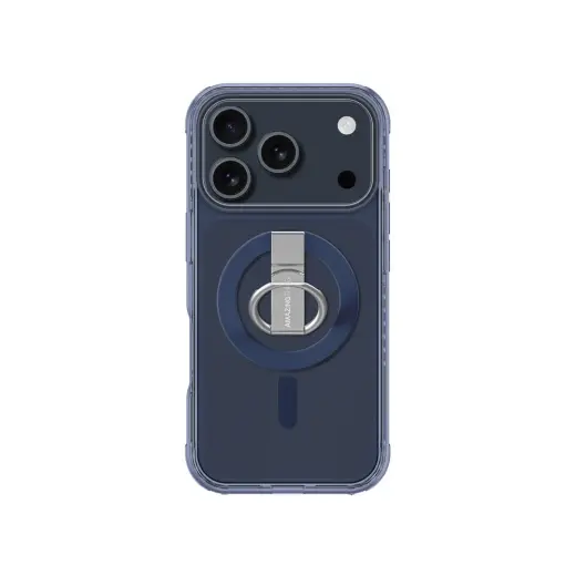 AmazingThing Titan Pro Grip Ring Set Case for iPhone 17 Pro Compatible with MagSafe - Blue