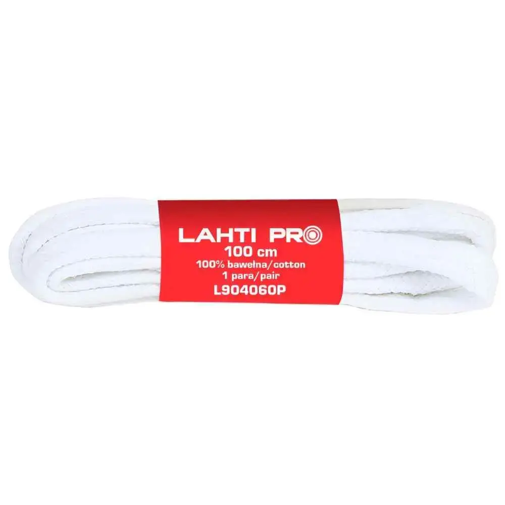 Kurpju šņores plak. 100cm 1pāris baltas