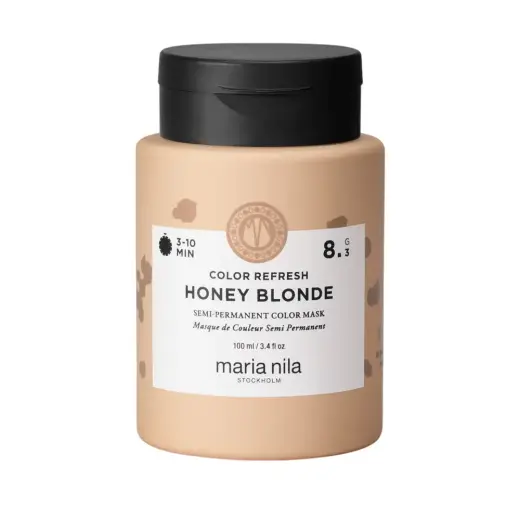 Maria Nila, Colour Refresh, Hair Colouring Cream Mask, For Color Refreshing, 8.3 Honey Blonde, 100 ml