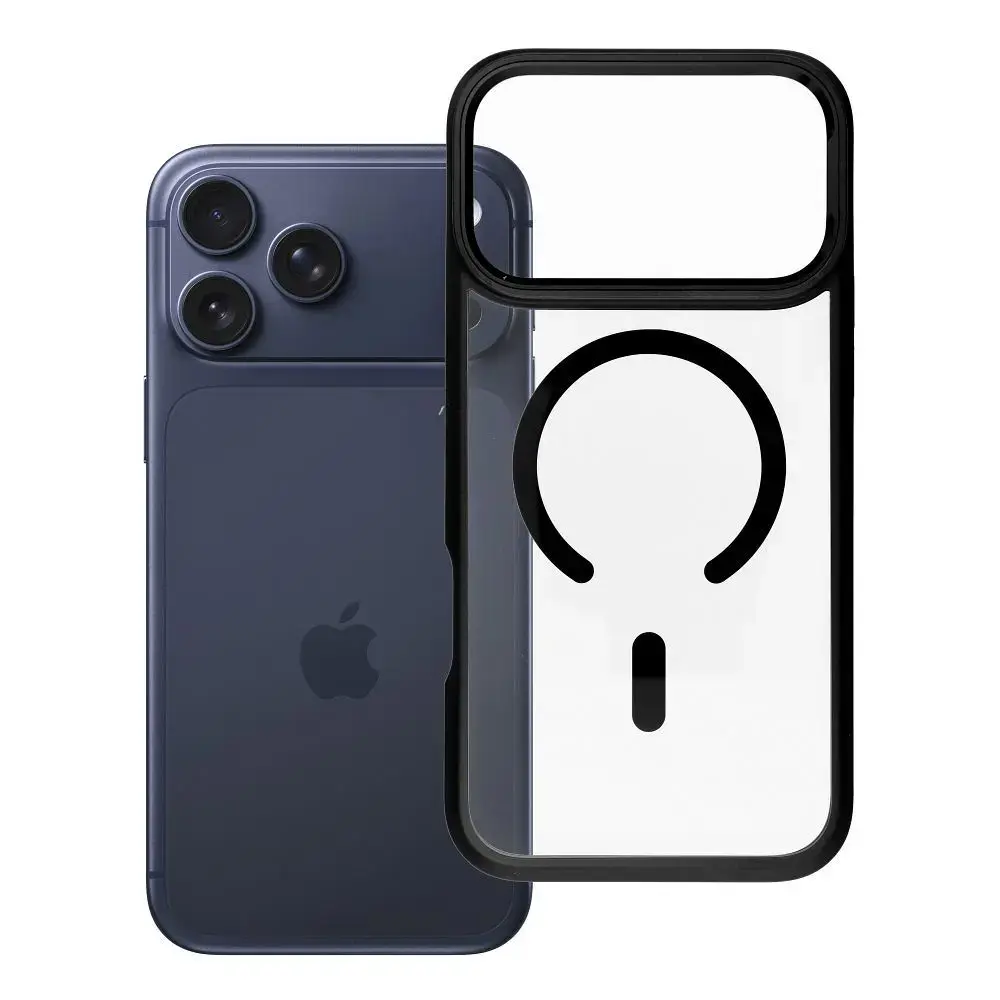ROAR Mag Bumper maciņš ar MagSafe atbalstu telefonam iPhone 17 Pro Max melns