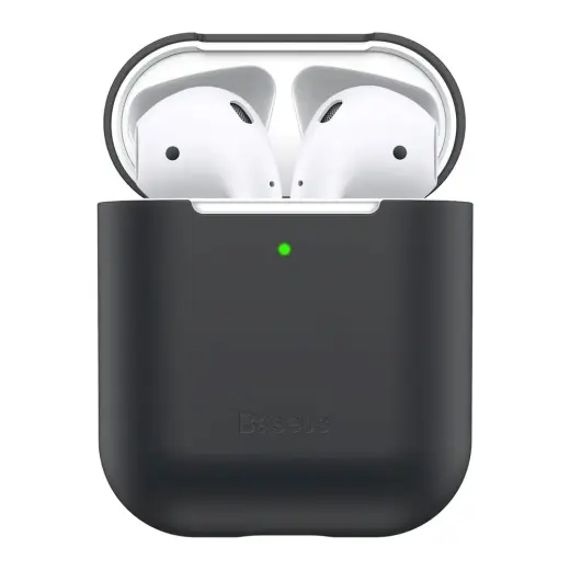 Baseus Ultrathin Series Silicone Case For Apple Airpods 1 | 2 Black