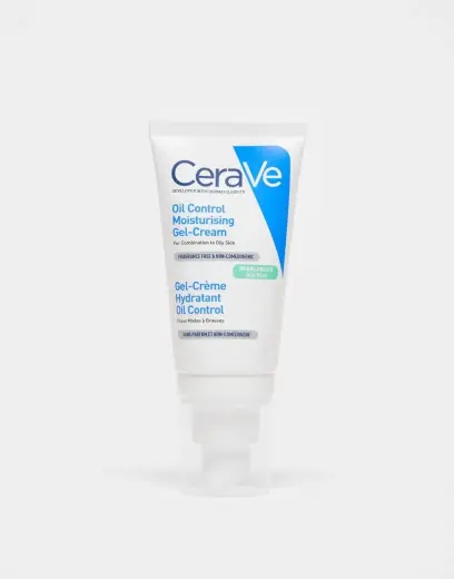 CeraVe Oil Control Gel-Cream Moisturiser with Oil Absorbing Technology & Ceramides for Combination and Oily Skin 52ml