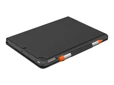 Logitech Slim Folio - keyboard and folio case - QWERTZ - German - graphite