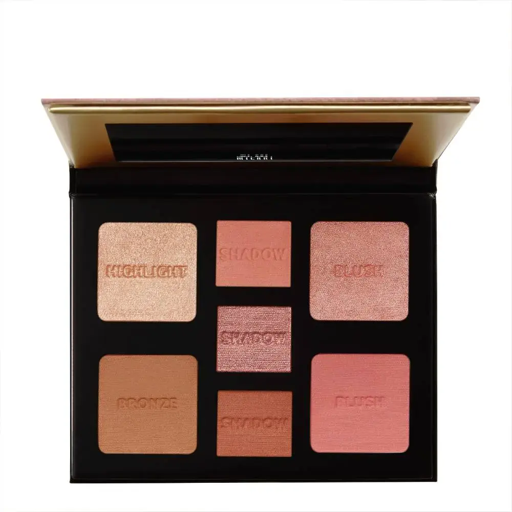 Milani All Inclusive, Face Palette, 110, Light-Medium, 7 Shades, 11 g