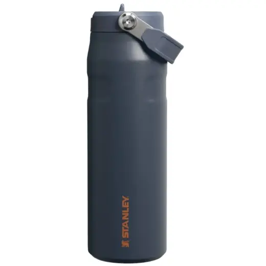 Termosas su šiaudeliu „The IceFlow Bottle Flip Straw 2.0“ 0,71 l pilkas