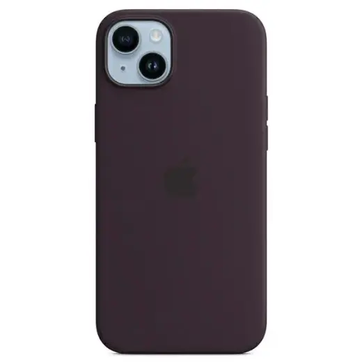 Etui Apple MPT93ZM|A iPhone 14 Plus 6,7" MagSafe czarny bez|elderberry Silicone Case
