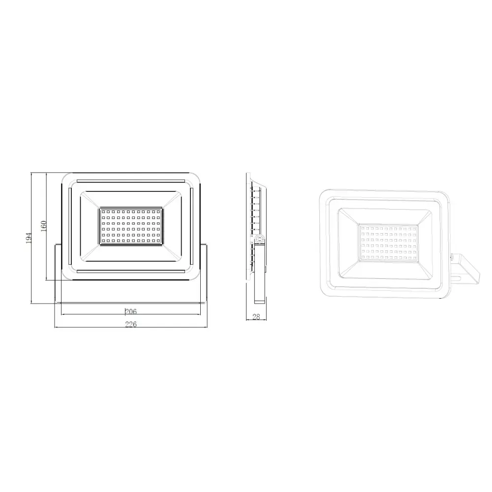 LED prožektors LED 2x50W 4500K ar statīvu Forever Light