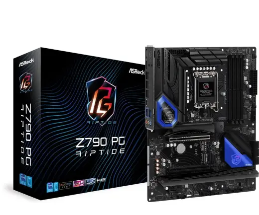 ASRock Motherboard Z790 PG Riptide - ATX - Socket LGA1700 - AMD Z790