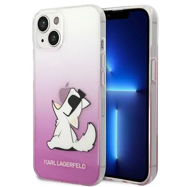Karl Lagerfeld KLHCP14SCFNRCPI iPhone 14 6,1" hardcase różowy|pink Choupette Fun