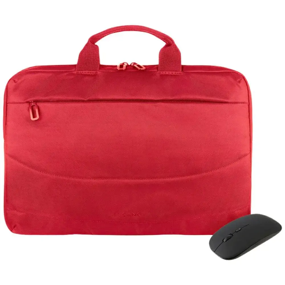 Tucano Borsa Idea set: 15.6" laptop bag + mouse red