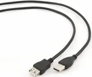 Kabelis Gembird USB Male - USB Female 3m Black
