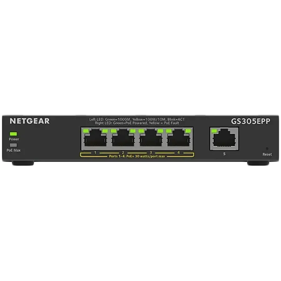 Netgear Switch GS305EPP (GS305EPP-100PES) (GS305EPP100PES)