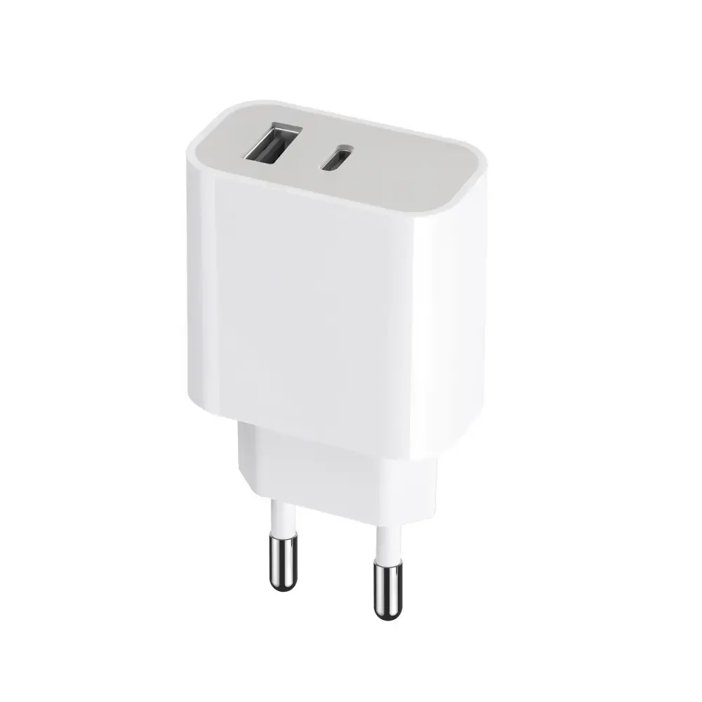 Maxlife MXTC-05 PD + QC charger 1x USB-C 1x USB 20W white