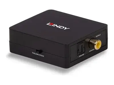 Lindy - 2-way digital audio converter - SPDIF (coaxial TOSLINK)