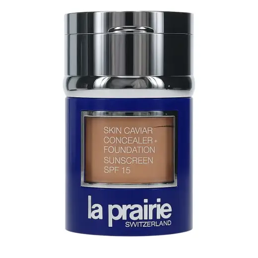 La Prairie, Skin Caviar, High Coverage, Liquid Foundation, NW-40, Almond Beige, SPF 15, Refill, Refillable, 15 ml *Tester