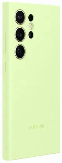 Samsung silikona pārklājs Samsung Galaxy S24 Ultra Lime (Bojāta iepakojuma)