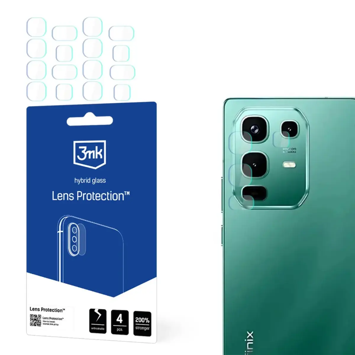 Camera Lens Glass 3mk Lens Protection for Infinix Note 50 | Note 50 Pro