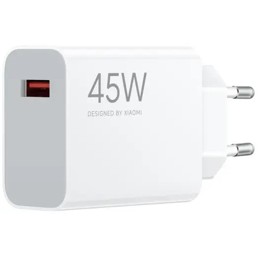 Xiaomi MDY-17-EF USB-A 45W Travel Charger + Data Cable USB-C 6A White (Bulk)
