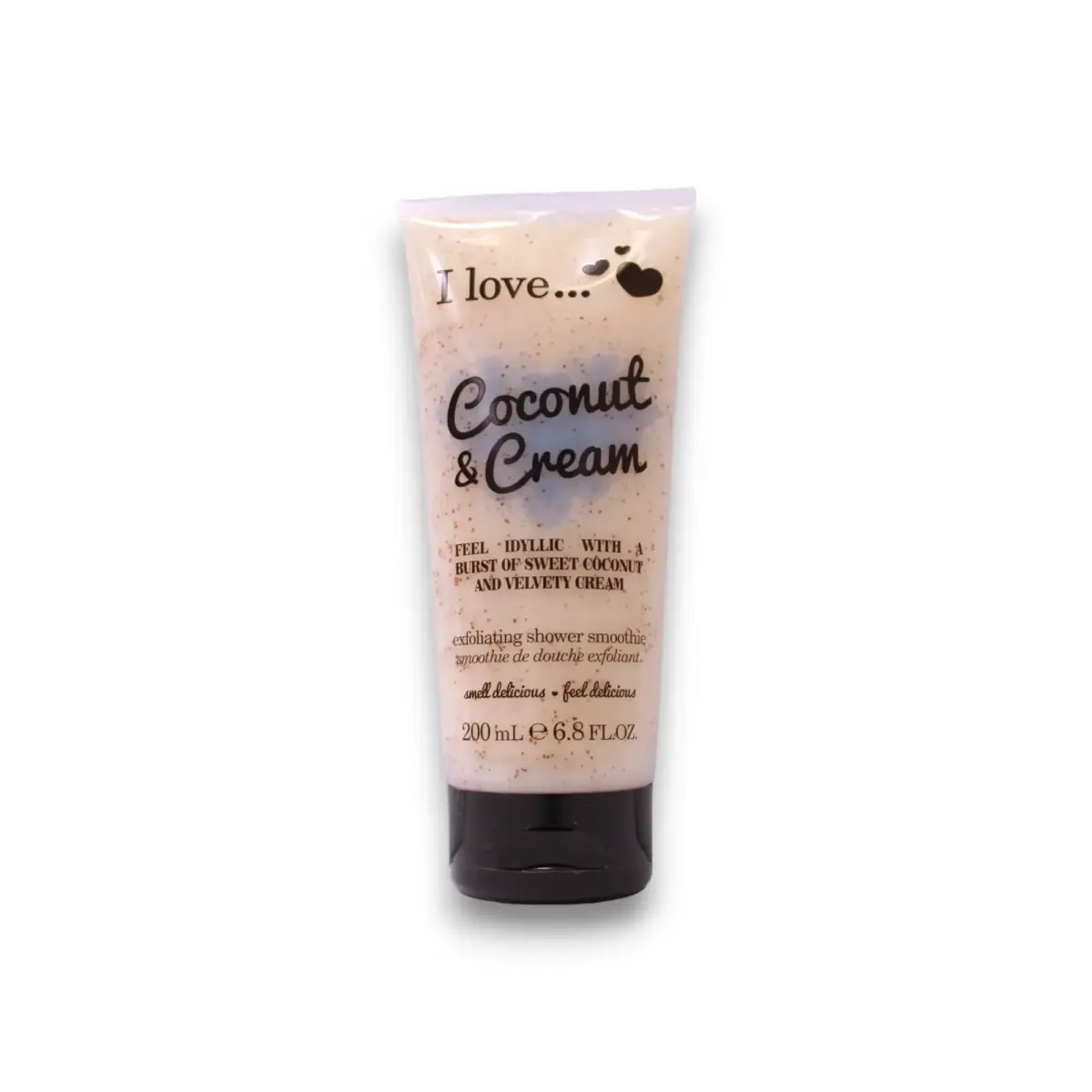 I Love, Coconut & Cream, Exfoliating, Shower Gel, 200 ml