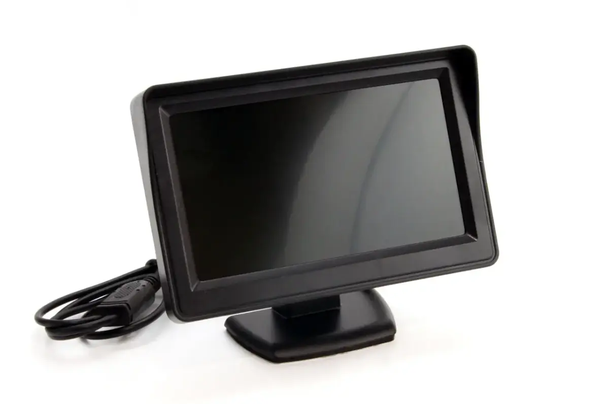 Parking assistant system TFT01 4,3" with HD 315 LED 4 sensors black inside mount 16,5mm