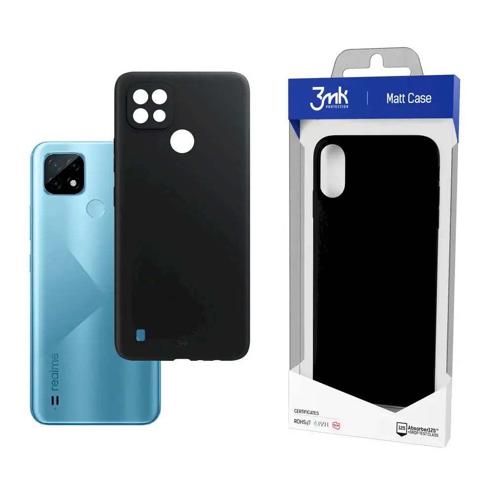 Realme C21 - 3mk Matt Case black