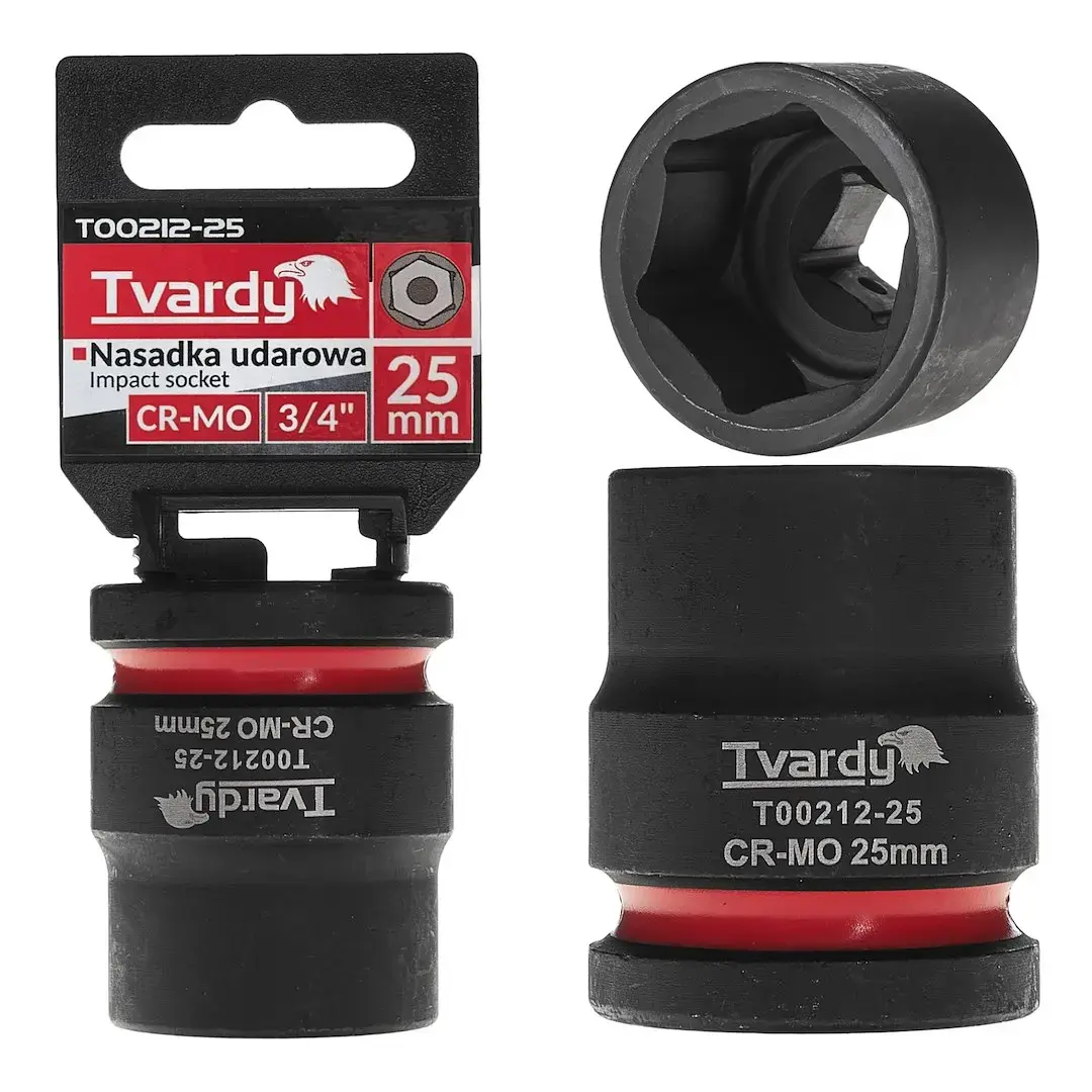 Lööbpadrun 3/4" 6PT 25mm CR-MO