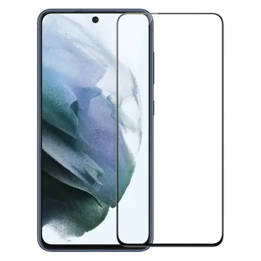 Reals full glue 5D aizsargstikls pilnam ekrānam Samsung G990 Galaxy S21 FE melns