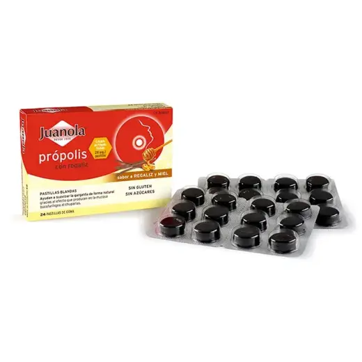 Juanola Tablets Propolis Liquorice Honey 24U