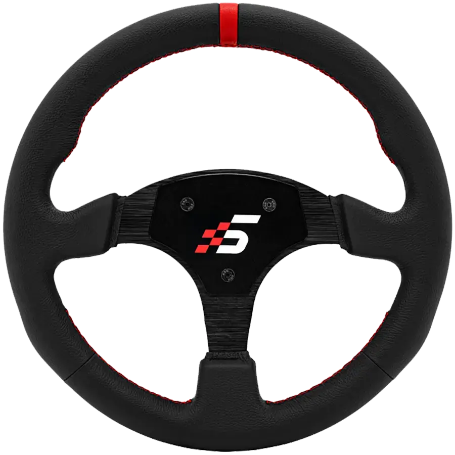 SIMAGIC Round Steering Wheel 330 mm, without HUB, leather