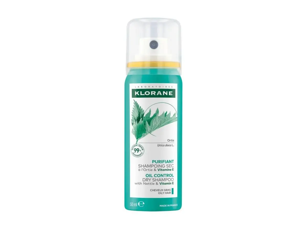 Klorane, Nettle, Vegan, Hair Dry Shampoo, Oil, 150 ml