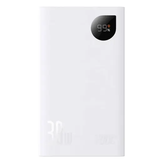 Powerbank Baseus Adaman 2, 20000mAh, 30W, 3xUSB, USB-C (white)