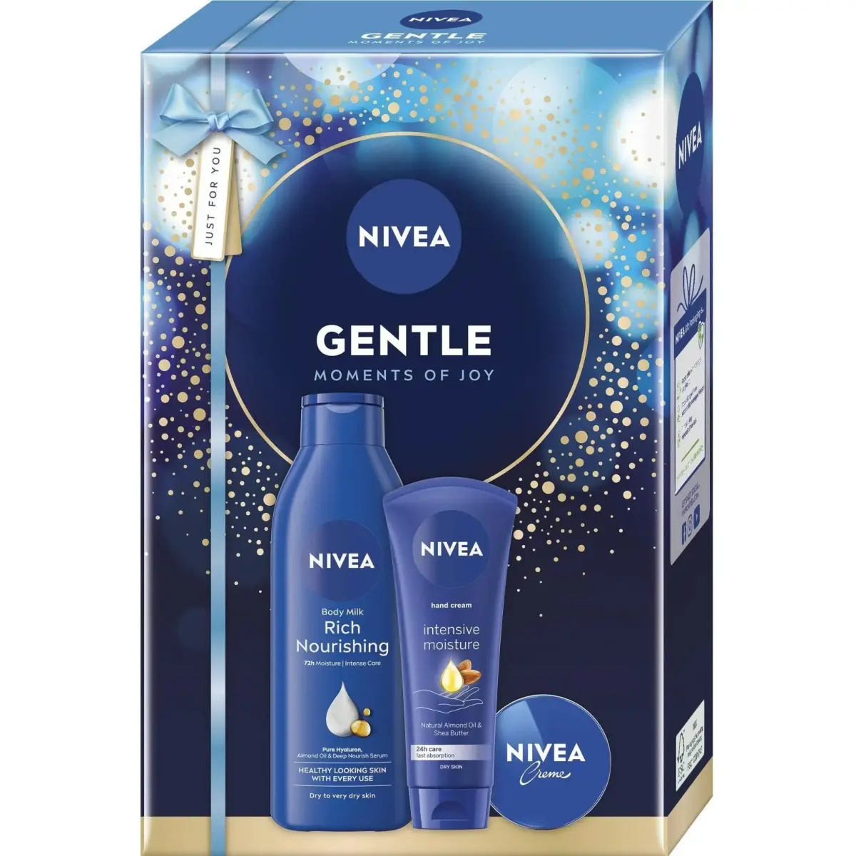 NIVEA, Set Regalo Bellezza, Geschenkset Box Body Milk (Set per La Cura Del Corpo)