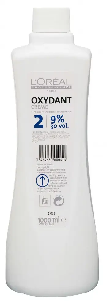 Loreal Oxidant Creme Volume 30 9% 1000ml